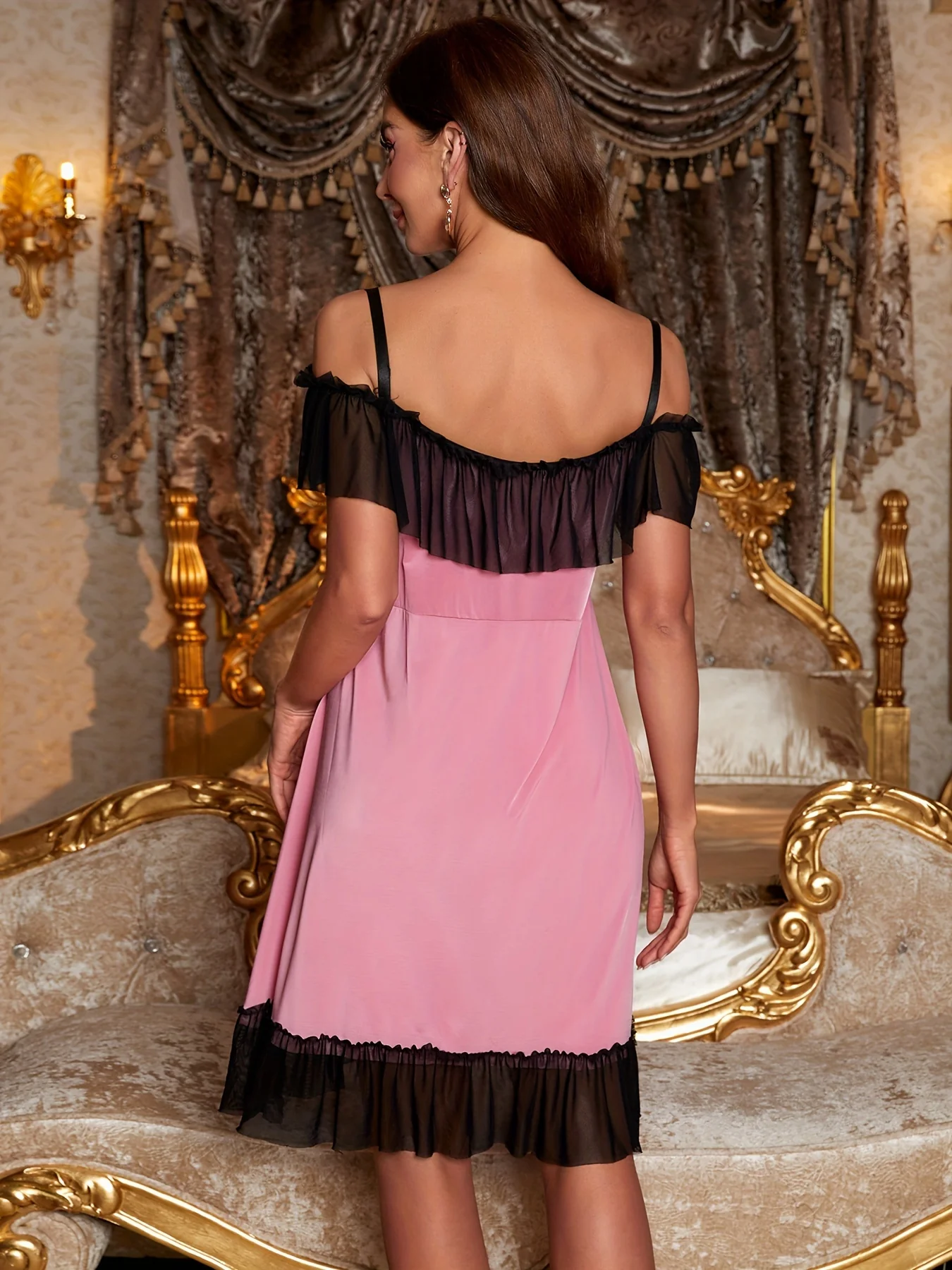 Chemise de Nuit Romantique pour Femme – Image 2