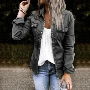 Maya - Veste femme jean