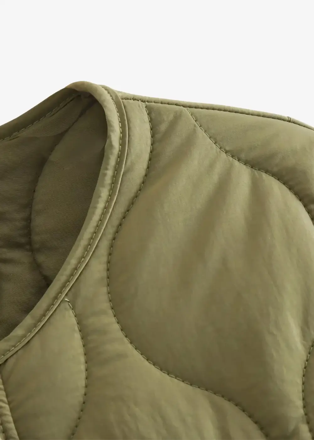 Veste Kimono Femme Kaki – Image 4